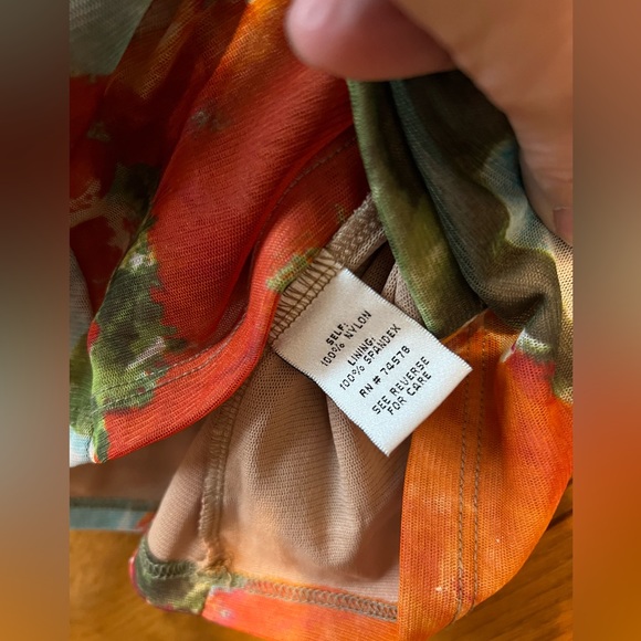 Cache Y2K Boho Chic Vintage Multicolor Halter Top Size Small - Picture 6 of 6